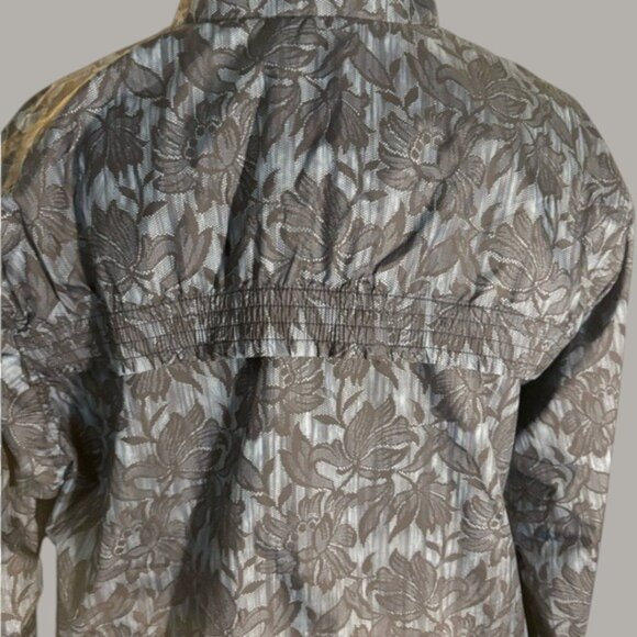 Athleta Women's Blue Sight Seer Lace Ripstop Jacket Size Large - Picture 10 of 14